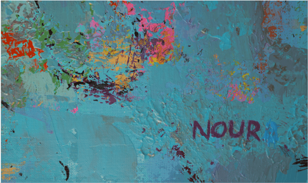 Signed in the lower right NOUR.