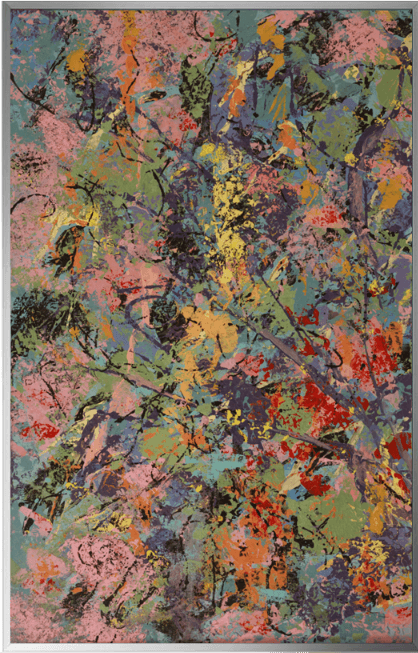 The Cosmic Tree (2026) — Acrylic & mixed media on canvas by Nour Aouissaoui